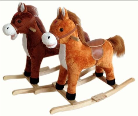 Mode-Schaukelpferd-Tiere Innen für Chlidren-Reiten auf dem Spielen