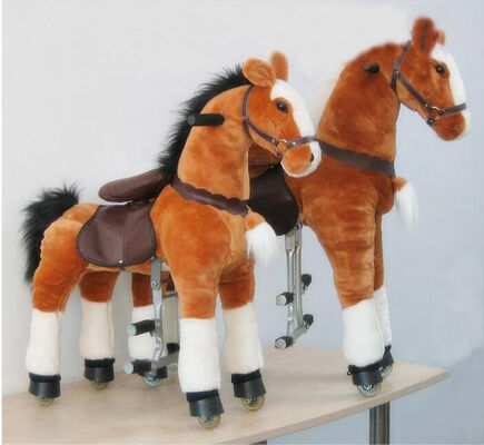 Vergnügungspark-Ausrüstungs-mechanische Pony-Kinderfahrt auf gehende Tierschaukelpferde