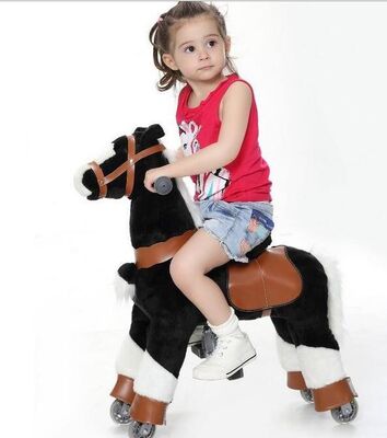 Mode-Vergnügungspark-Ausrüstungs-mechanisches Pony-Kind, das auf gehendes Tier reinigt
