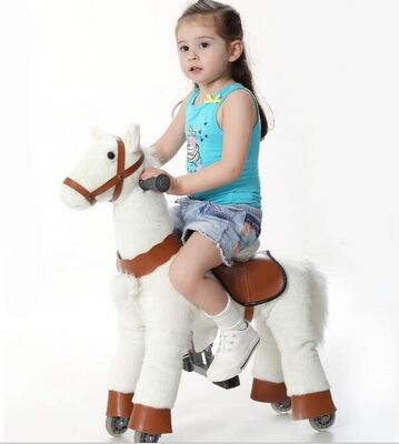 Mode-Vergnügungspark-Ausrüstungs-mechanisches Pony-Kind, das auf gehendes Tier reinigt