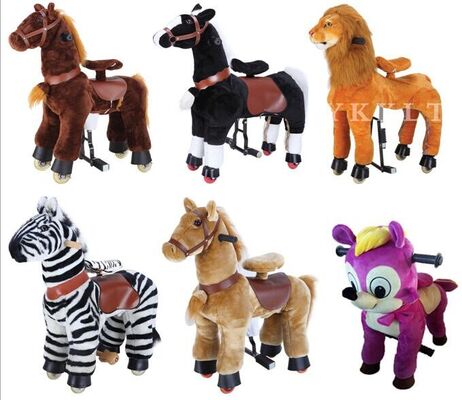 Reizende Vergnügungspark-Ausrüstungs-mechanisches Pony-Kind, das auf gehendes Tier reinigt