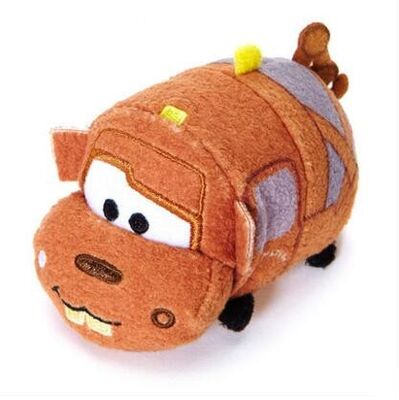 Neue ursprüngliche Rennläufer-Autos Disney-offenen Tourenwagens spielt 3 Karikatur-Plüsch-Spielwaren Tsum Tsum 10cm