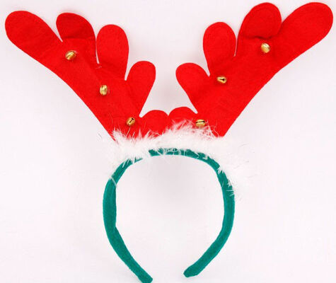 Reizende Weihnachtsplüsch Hairband-Stirnband-Haarnadel für das Spielen