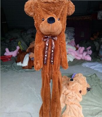 Großer Plüsch-Haut-Teddybär-spielt riesiges Größen-Haut-Tier große Größe