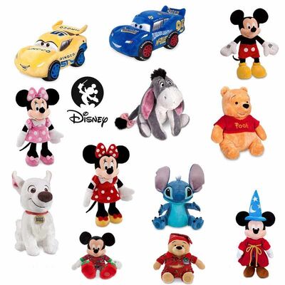 Lustiger ursprünglicher Plüsch-weicher Spielwaren-Rennwagen und Mickey Minnie Disneys