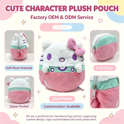 Großhandel Custom Cute Sanrio Sakura Plush Kissen für Kinder Geschenke und Sammler