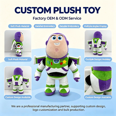 Cute Story Disney Animation Charakter Plush Toys OEM für globale Spielzeugimporteure
