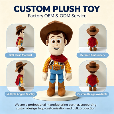 Cute Story Disney Animation Charakter Plush Toys OEM für globale Spielzeugimporteure