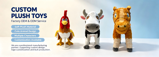 Süße Tier-Cartoon-Plüsch-Spielzeug Weich gefüllte Puppen für Kinder