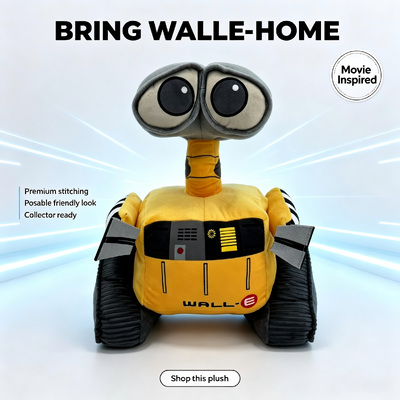 Niedlicher Disney Pixar Plüsch WALL-E QA Spielzeug 35*15*15cm
