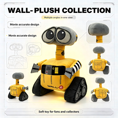 Niedlicher Disney Pixar Plüsch WALL-E QA Spielzeug 35*15*15cm