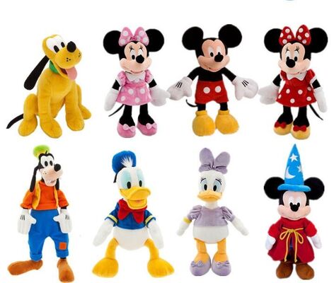 Ursprünglicher klassischer Mickey Familien-Plüsch Disneys spielt 22cm