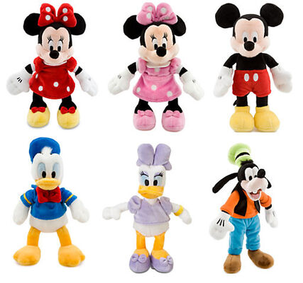 Ursprünglicher klassischer Mickey Familien-Plüsch Disneys spielt 22cm