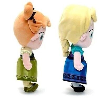 Kleiner Mädchen-Disney-Plüsch spielt Elsa und Anna gefrorene Baby-Puppen 30cm