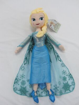 Blaue gefrorene Elsa-Plüsch-Puppen-Disney-Prinzessin Toys in 40cm 50cm Größe