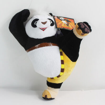 Ursprünglicher Kungfu-Panda-Tritt-Haltungs-Karikatur-Plüsch spielt Plüschtiere