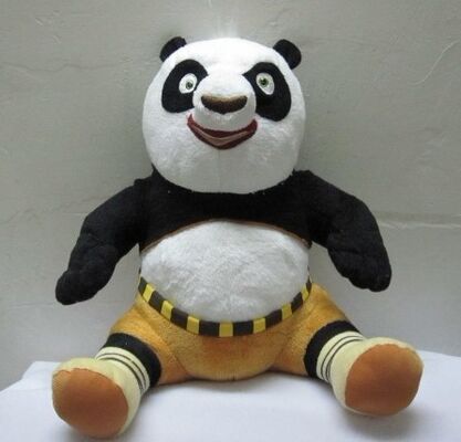 Nette Kungfu-Panda-Sitzen-Haltungs-Karikatur-Plüsch-Spielwaren für Sammlung