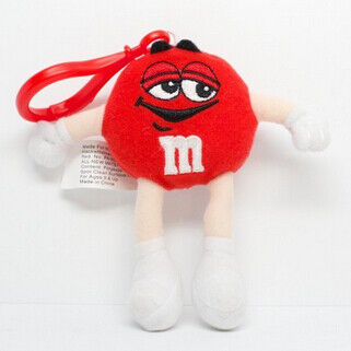 Personifizierte rote M&M Charakter-Plüschtiere Plüsch-Spielzeug Keychain