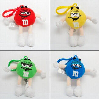 Personifizierte rote M&M Charakter-Plüschtiere Plüsch-Spielzeug Keychain