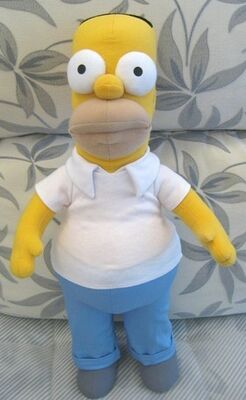 Die simpsons-Plüschtier-Karikatur-Plüsch-Spielwaren, Polyester-Material