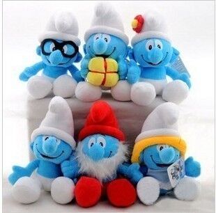 Nette Smurf-Plüschtier-Karikatur-Plüsch-Spielwaren für das Verkaufen der Kran-Maschine