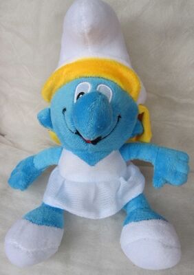 Nette Smurf-Plüschtier-Karikatur-Plüsch-Spielwaren für das Verkaufen der Kran-Maschine