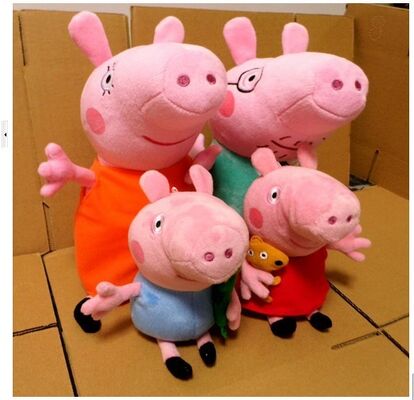 Der Peppa-Schwein-Plüschtier-Karikatur-Plüsch spielt Förderungs-Geschenke