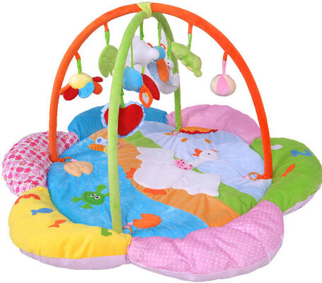 Reizende Blumen-Baby-Spiel-Turnhallen nach Maß Playmat und Turnhalle für Babys