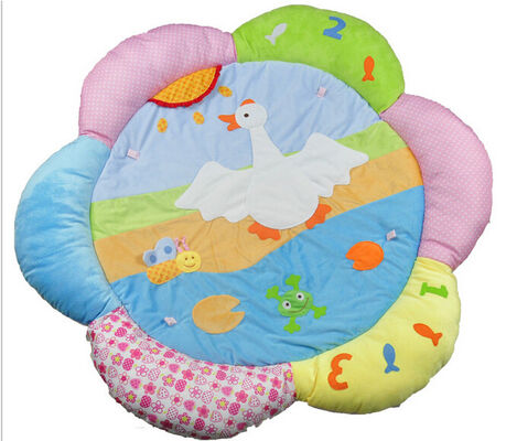 Reizende Blumen-Baby-Spiel-Turnhallen nach Maß Playmat und Turnhalle für Babys