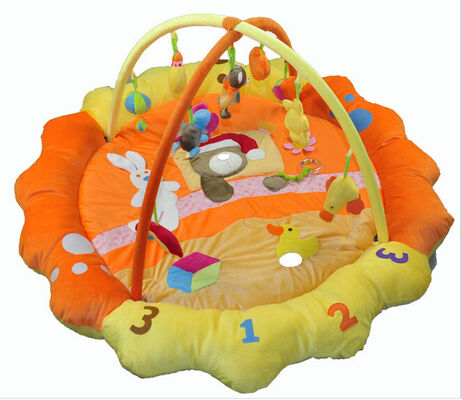 Sonnenblume scherzt Spiel-Turnhallen-Baby-Tätigkeits-Spiel-Turnhalle in Orange, grün, Rose