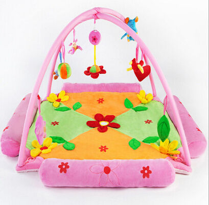 Reizende Blumen-blaues Baby-Spiel-Turnhallen, Innenspiel-Turnhallen für Kleinkinder