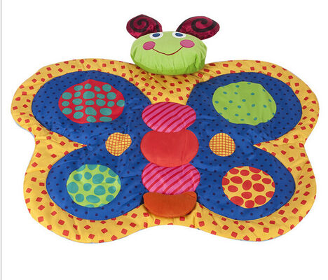 Schmetterlings-Baby-Spiel-Turnhallen und Matte/Säuglingstätigkeits-Turnhallen-Polyester-Material