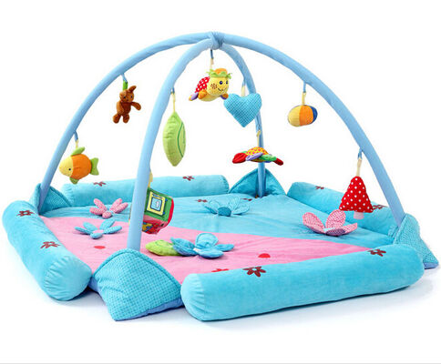 Personifizierter glückliche Garten-blaues Baby-Spiel-Turnhallen-weicher Schaum-Boden