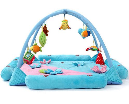 Personifizierter glückliche Garten-blaues Baby-Spiel-Turnhallen-weicher Schaum-Boden