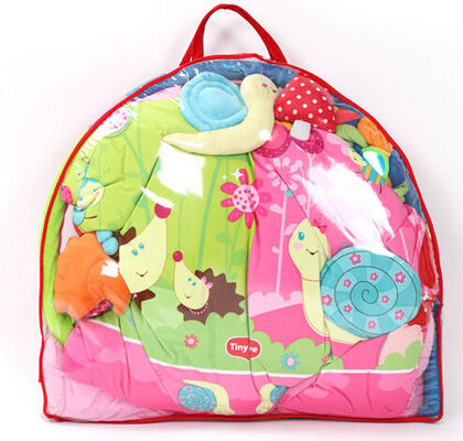 Blumen-glückliche Garten-Rosa-Baby-Spiel-Turnhallen-Baby-Tätigkeits-Spiel-Matte
