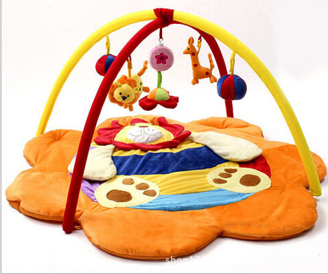 Orange Löwe-Baby-Spiel-Turnhallen/Baby-musikalischer Spiel-Turnhallen-Fachmann