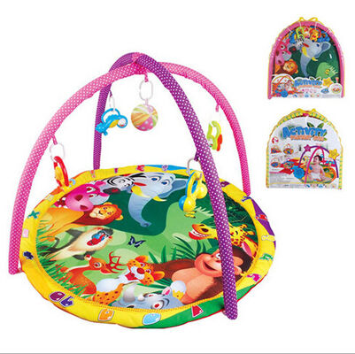Waldtierische glückliche Garten-Baby-Spiel-Turnhallen-und Matten-Tätigkeits-Spielzeug-und Boden-weiche Schaum-Kleinkind-Kindermelodien-Zeit