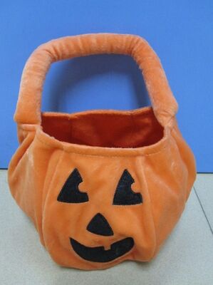 Kundengebundener orange Halloween-Plüsch spielt 12 Zoll angefüllte Tasche für Partei