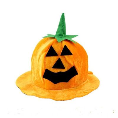 Orange scherzt Kürbis-Hut-Halloween-Plüsch-Spielwaren-nette Plüschtiere