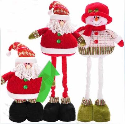 Personifizierter 68cm großes Weihnachten angefüllter Schneemann mit Streaching-Bein