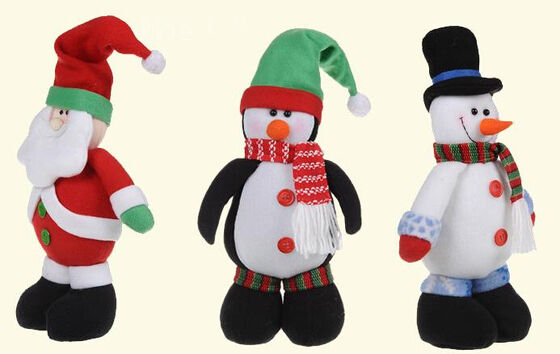 Nettes Weihnachten angefülltes Sankt-Puppen-Schneemann-Plüsch-Spielzeug für Kinder