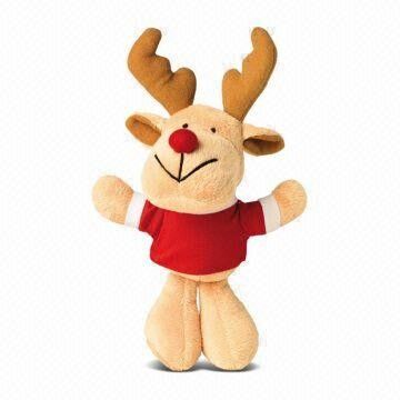 Reizender Ren-Elch-Plüschtier-Weihnachtsplüsch spielt 15cm Größe