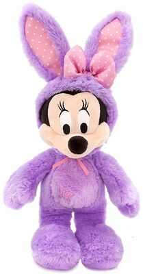 Angefüllte Häschen Eco freundlicher weicher Minnie Mouse Plüsch für Ostern, purpurrot