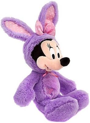 Angefüllte Häschen Eco freundlicher weicher Minnie Mouse Plüsch für Ostern, purpurrot
