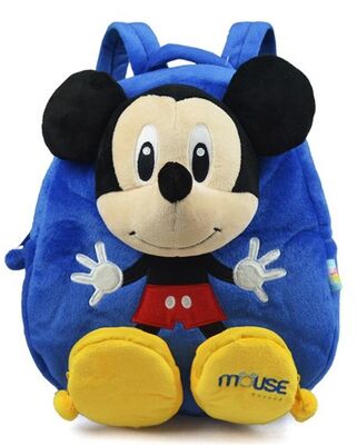 Blau personifizierter Mickey Mouse-Rucksack für Kleinkind, Eco freundlich