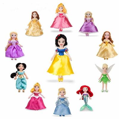 12 Zoll Disney-Prinzessin Dolls Cartoon Stuffed Toys für Kinder, Kinder