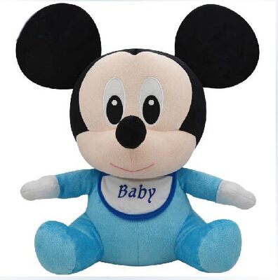 Personifizierter Disney-Plüsch spielt kleines Großkopf-Mickey Mouse-Plüschtier