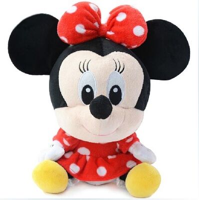 Spielzeug-Rosa-Disney-Plüsch-Spielwaren Großkopf-Minnie Mouses weiche mit kundenspezifischem Logo