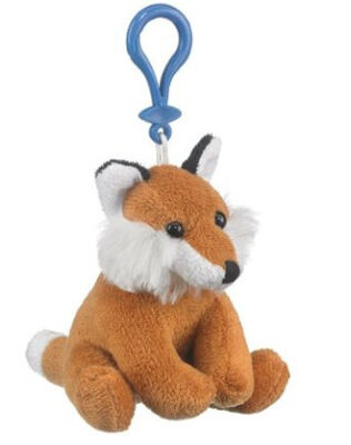 Kundengebundener angefüllter Keychain kleiner Plüsch Browns Fox spielt 12cm Größe
