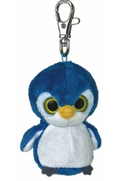Schwarze, graue Pinguin-Plüschtier-Plüsch-Spielzeug Keychain-Förderungs-Geschenke 12cm
